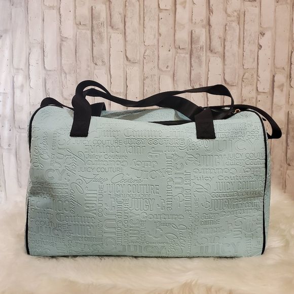 Juicy Couture Our Zip Says It All Blu Duffle Bag - Picture 5 of 15